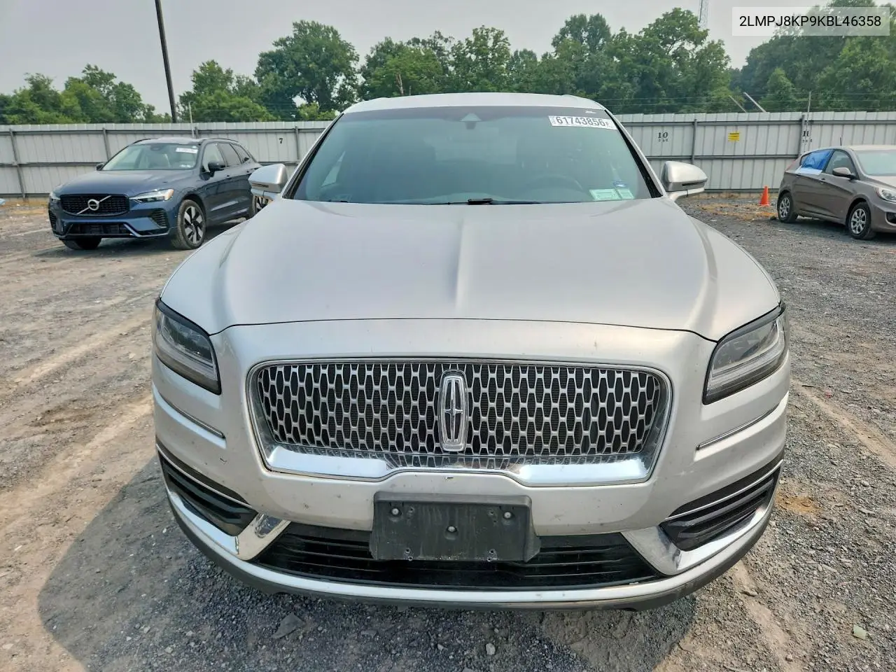 2019 Lincoln Nautilus Select VIN: 2LMPJ8KP9KBL46358 Lot: 61743856