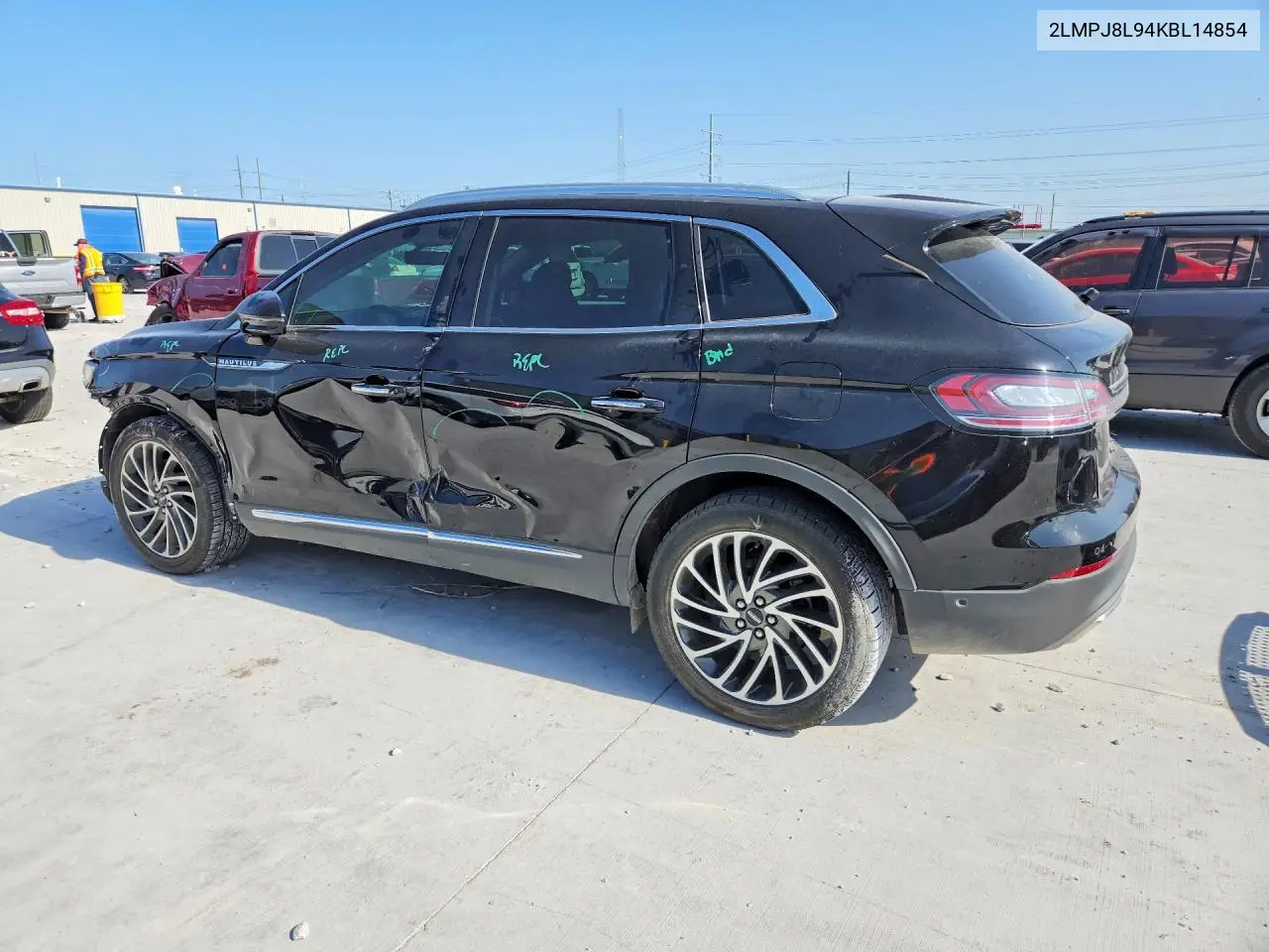 2019 Lincoln Nautilus Reserve VIN: 2LMPJ8L94KBL14854 Lot: 61782916