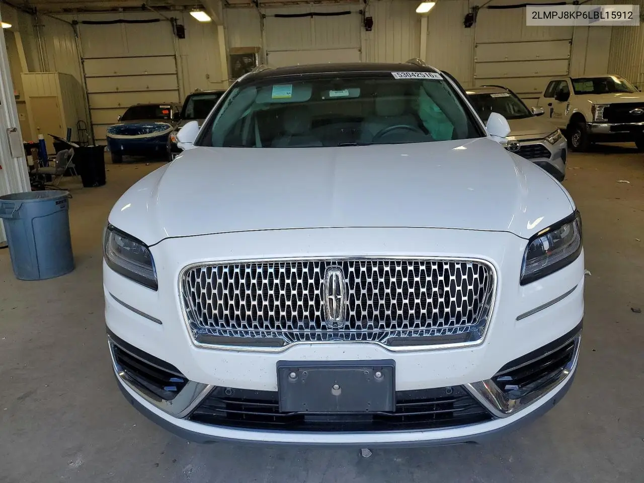 2020 Lincoln Nautilus Reserve VIN: 2LMPJ8KP6LBL15912 Lot: 53042516