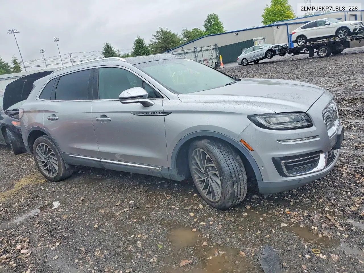2020 Lincoln Nautilus Reserve VIN: 2LMPJ8KP7LBL31228 Lot: 54222346