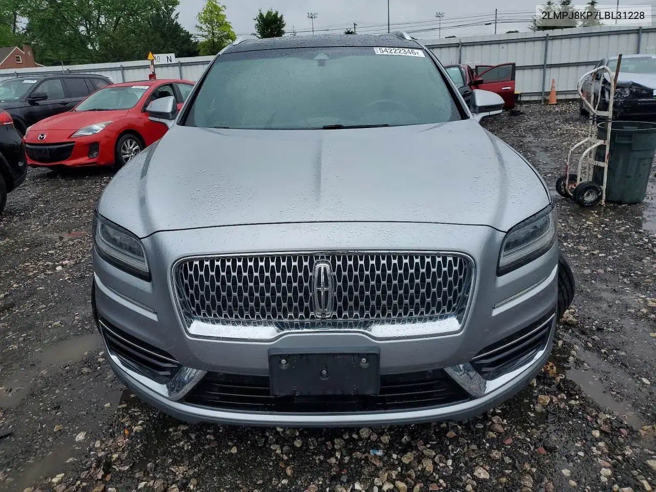 2020 Lincoln Nautilus Reserve VIN: 2LMPJ8KP7LBL31228 Lot: 54222346