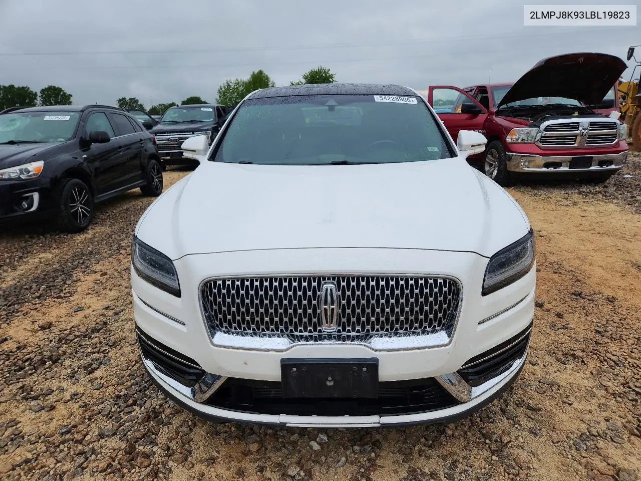 2020 Lincoln Nautilus Reserve VIN: 2LMPJ8K93LBL19823 Lot: 54228906