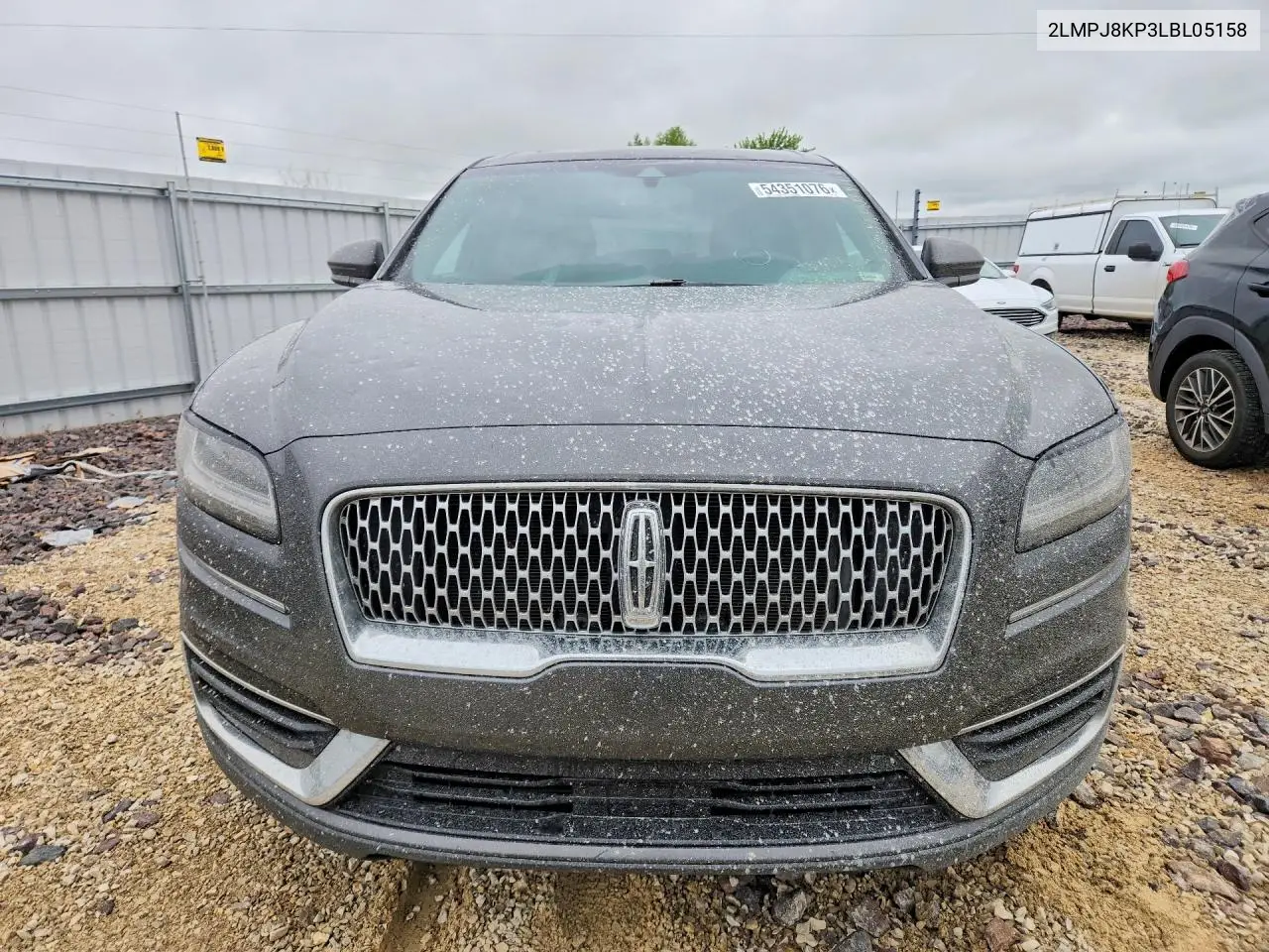 2020 Lincoln Nautilus Reserve VIN: 2LMPJ8KP3LBL05158 Lot: 54351076