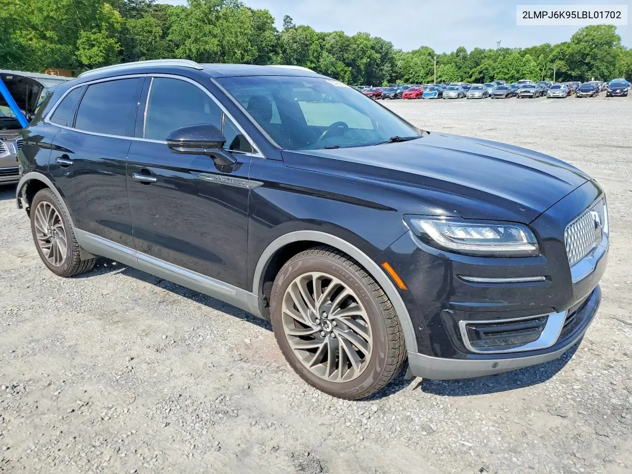 2020 Lincoln Nautilus Reserve VIN: 2LMPJ6K95LBL01702 Lot: 55069956