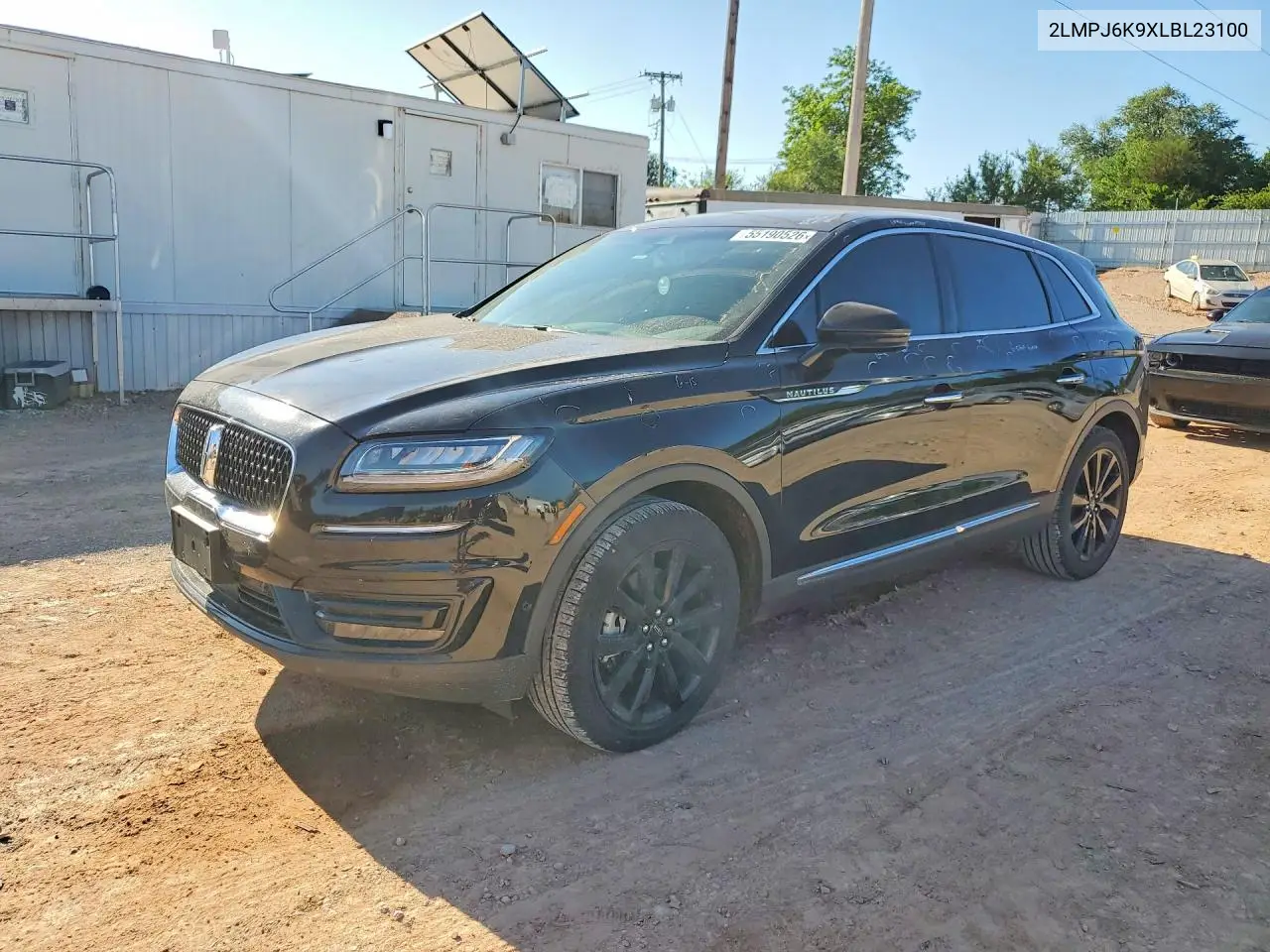 2020 Lincoln Nautilus Reserve VIN: 2LMPJ6K9XLBL23100 Lot: 55190526