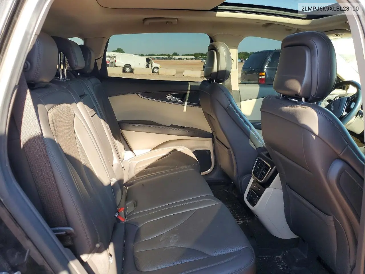 2020 Lincoln Nautilus Reserve VIN: 2LMPJ6K9XLBL23100 Lot: 55190526