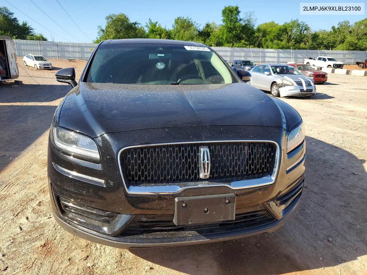 2020 Lincoln Nautilus Reserve VIN: 2LMPJ6K9XLBL23100 Lot: 55190526