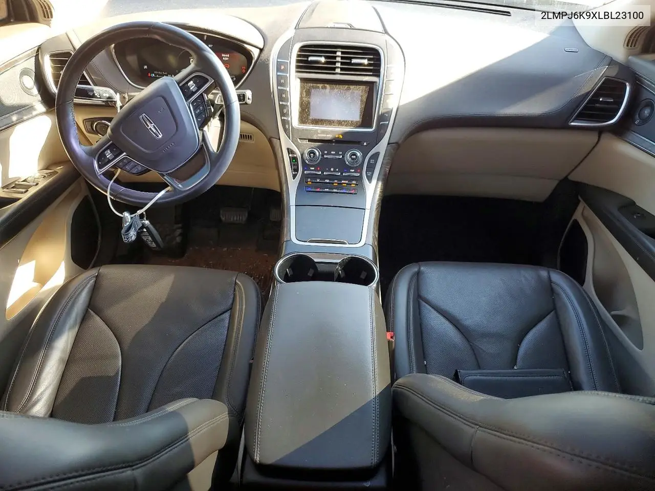 2020 Lincoln Nautilus Reserve VIN: 2LMPJ6K9XLBL23100 Lot: 55190526
