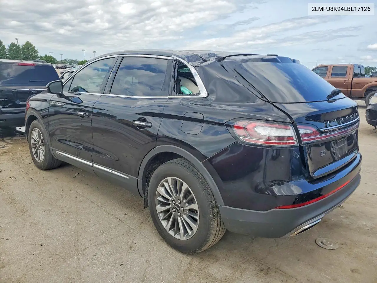 2020 Lincoln Nautilus Reserve VIN: 2LMPJ8K94LBL17126 Lot: 55824556