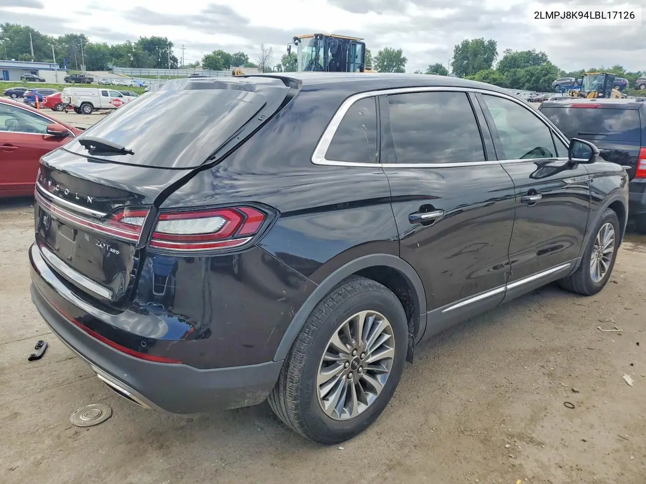 2020 Lincoln Nautilus Reserve VIN: 2LMPJ8K94LBL17126 Lot: 55824556