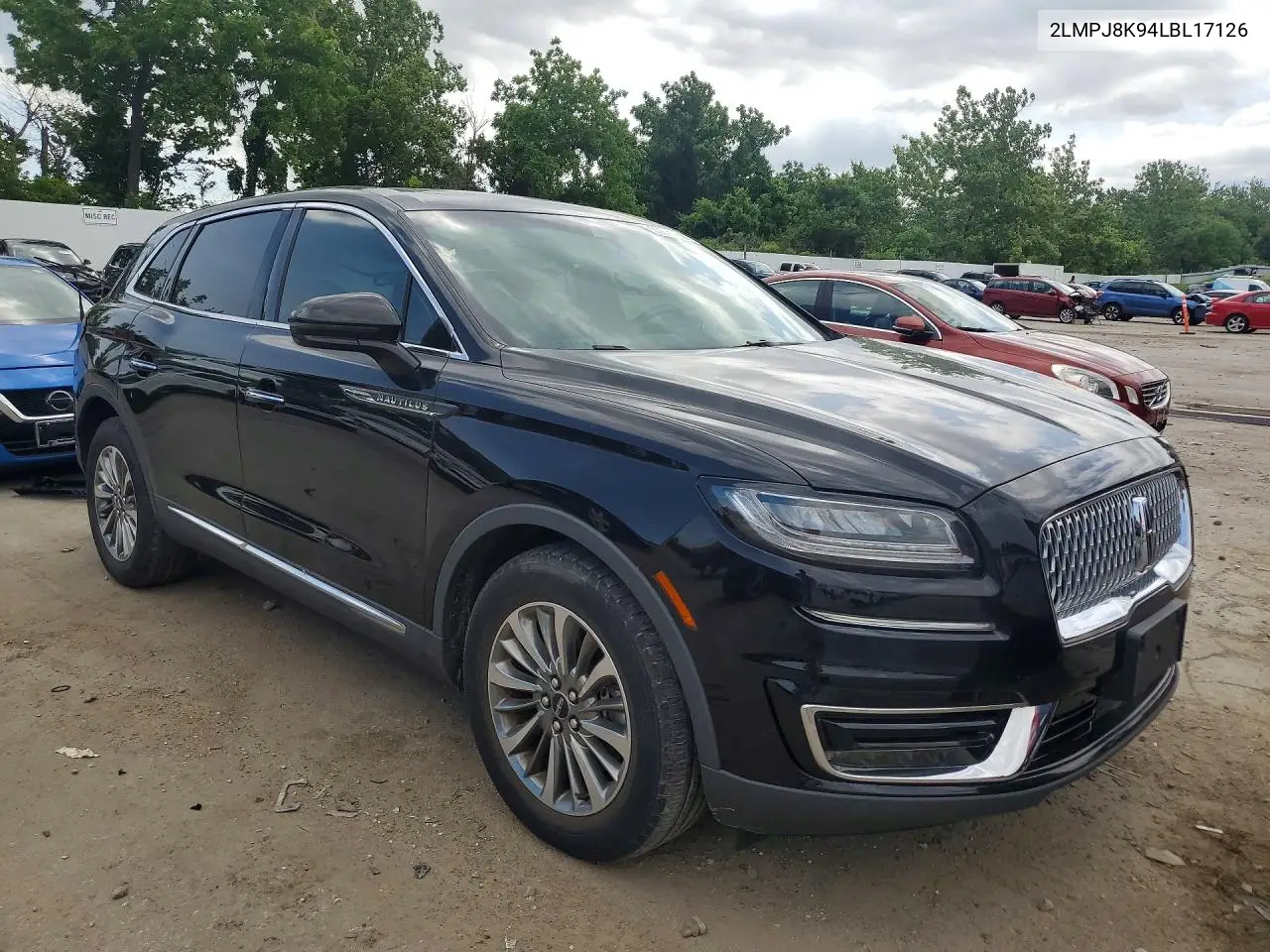 2020 Lincoln Nautilus Reserve VIN: 2LMPJ8K94LBL17126 Lot: 55824556