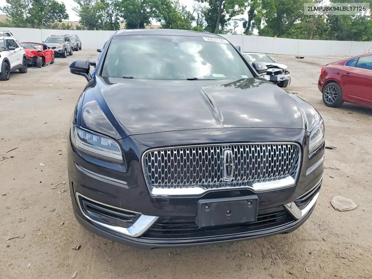 2020 Lincoln Nautilus Reserve VIN: 2LMPJ8K94LBL17126 Lot: 55824556