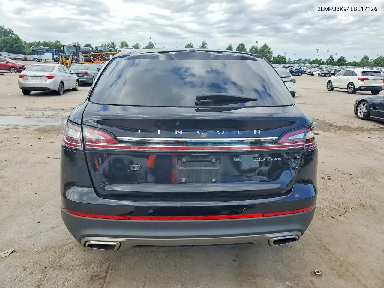 2020 Lincoln Nautilus Reserve VIN: 2LMPJ8K94LBL17126 Lot: 55824556