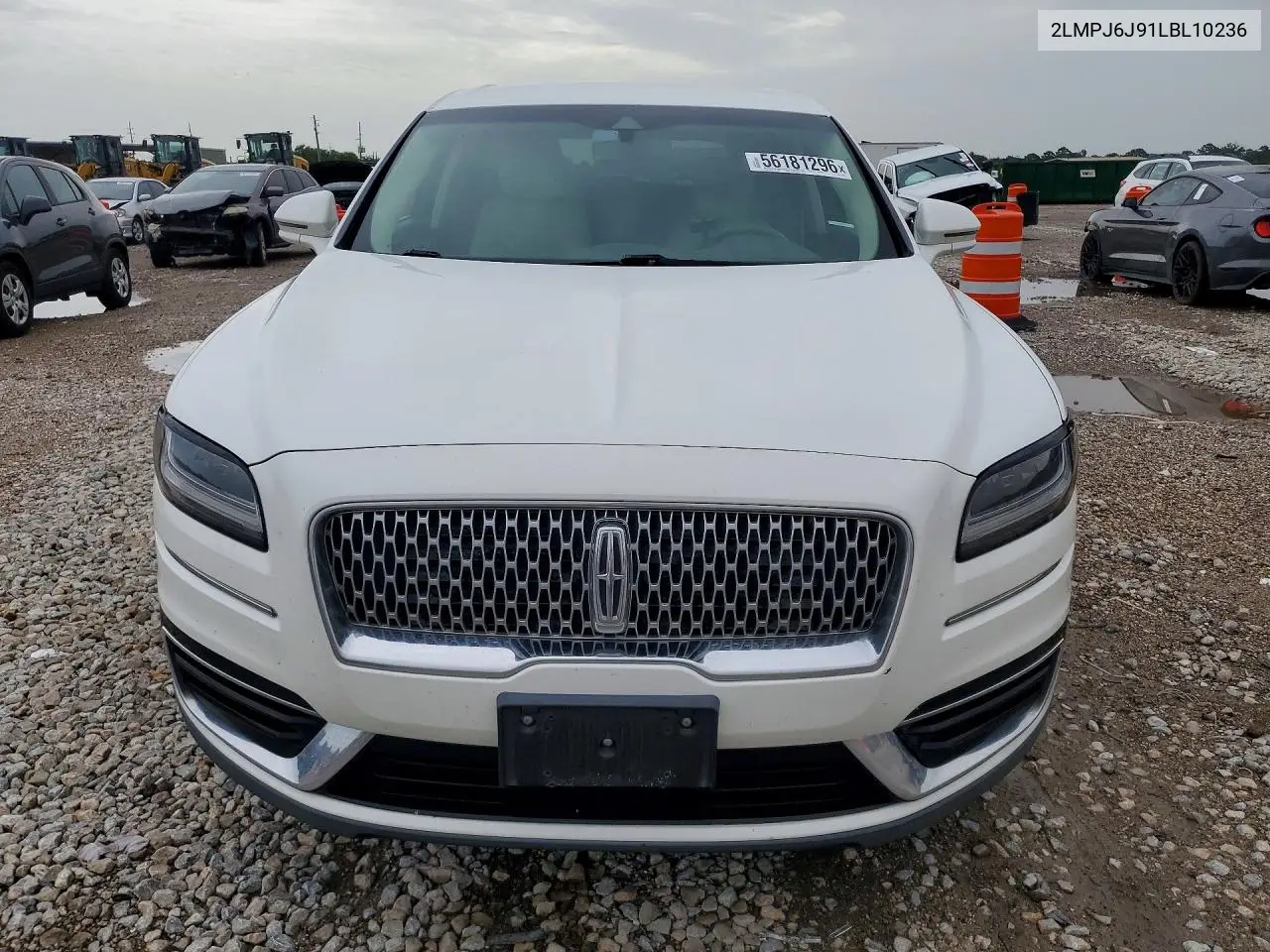 2020 Lincoln Nautilus VIN: 2LMPJ6J91LBL10236 Lot: 56181296