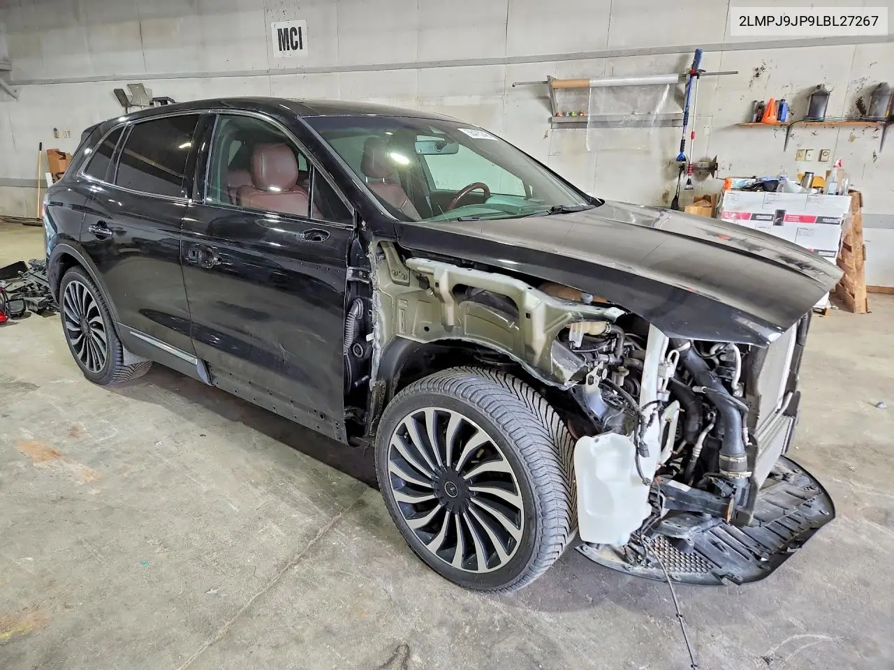 2020 Lincoln Nautilus Black Label VIN: 2LMPJ9JP9LBL27267 Lot: 56475246