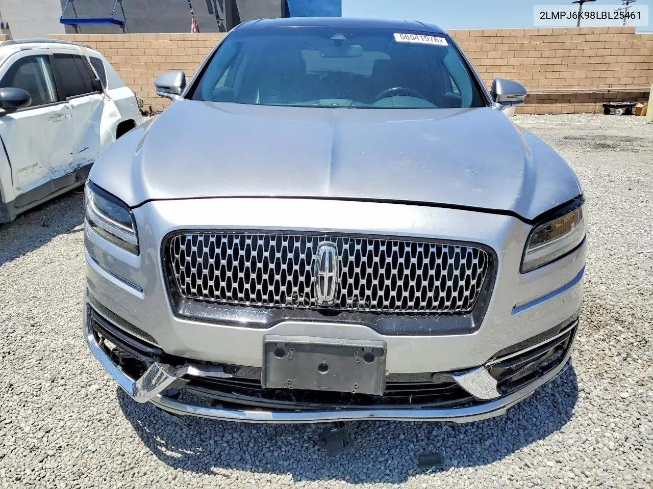 2020 Lincoln Nautilus Reserve VIN: 2LMPJ6K98LBL25461 Lot: 56541976