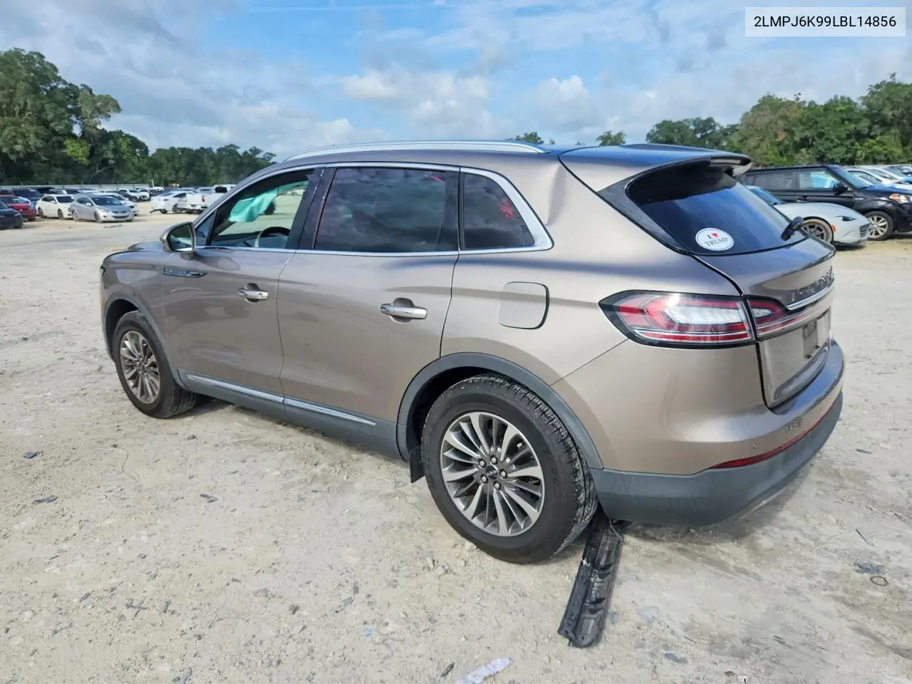 2020 Lincoln Nautilus Reserve VIN: 2LMPJ6K99LBL14856 Lot: 57726586
