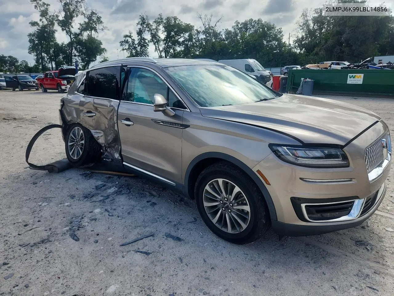 2020 Lincoln Nautilus Reserve VIN: 2LMPJ6K99LBL14856 Lot: 57726586