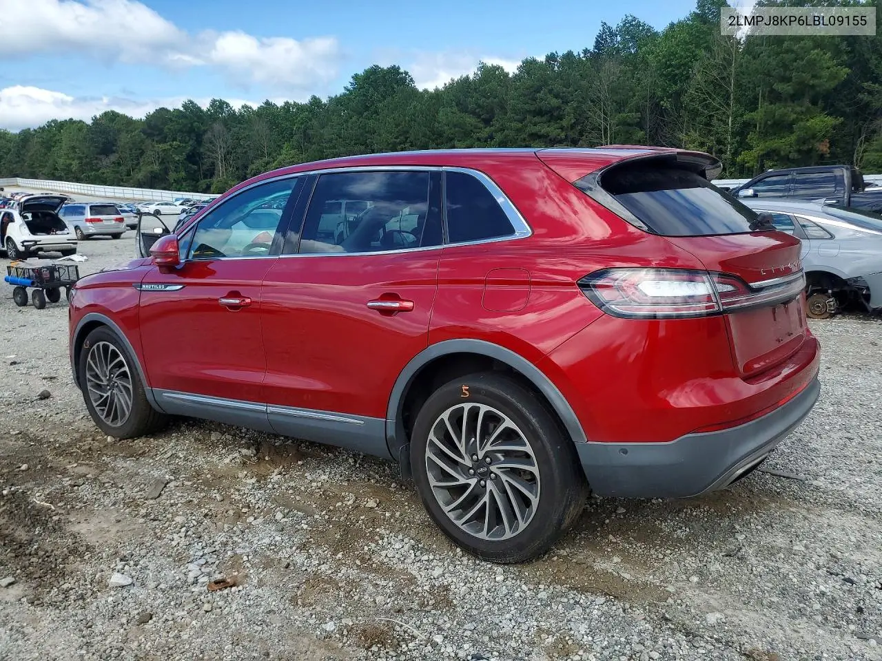 2020 Lincoln Nautilus Reserve VIN: 2LMPJ8KP6LBL09155 Lot: 58471476