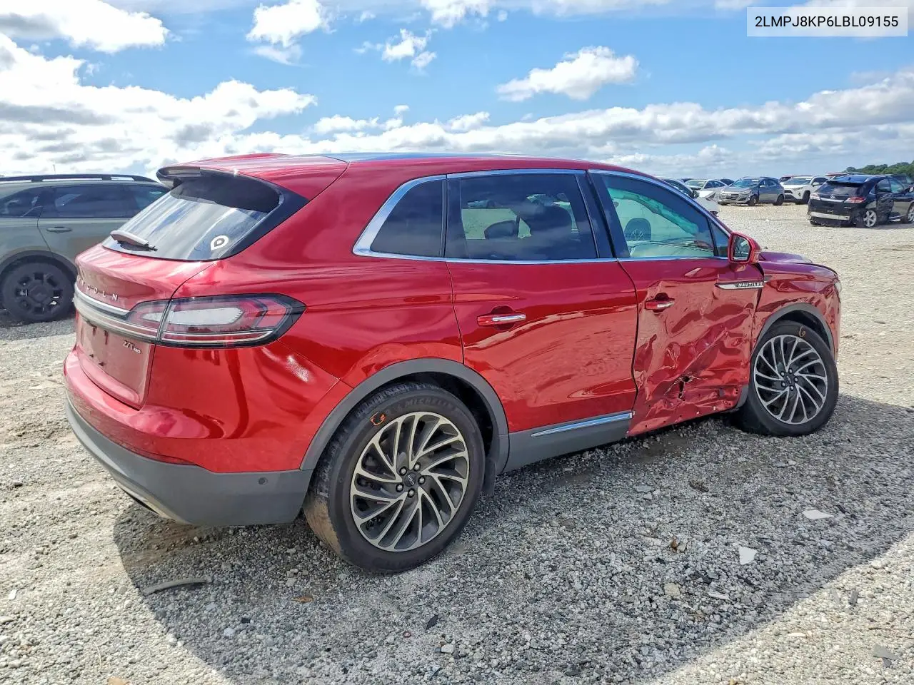 2020 Lincoln Nautilus Reserve VIN: 2LMPJ8KP6LBL09155 Lot: 58471476