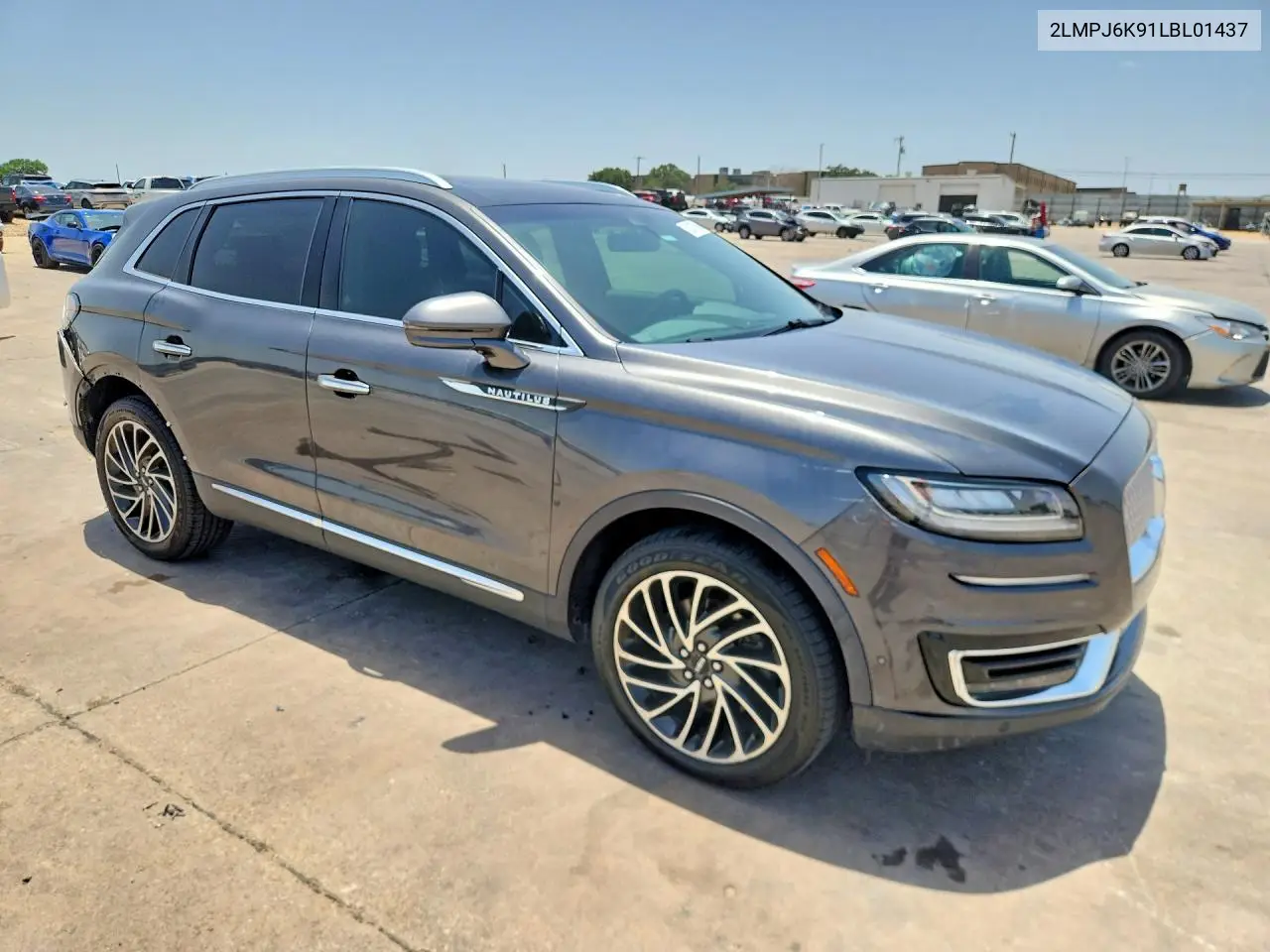 2020 Lincoln Nautilus Reserve VIN: 2LMPJ6K91LBL01437 Lot: 59317986