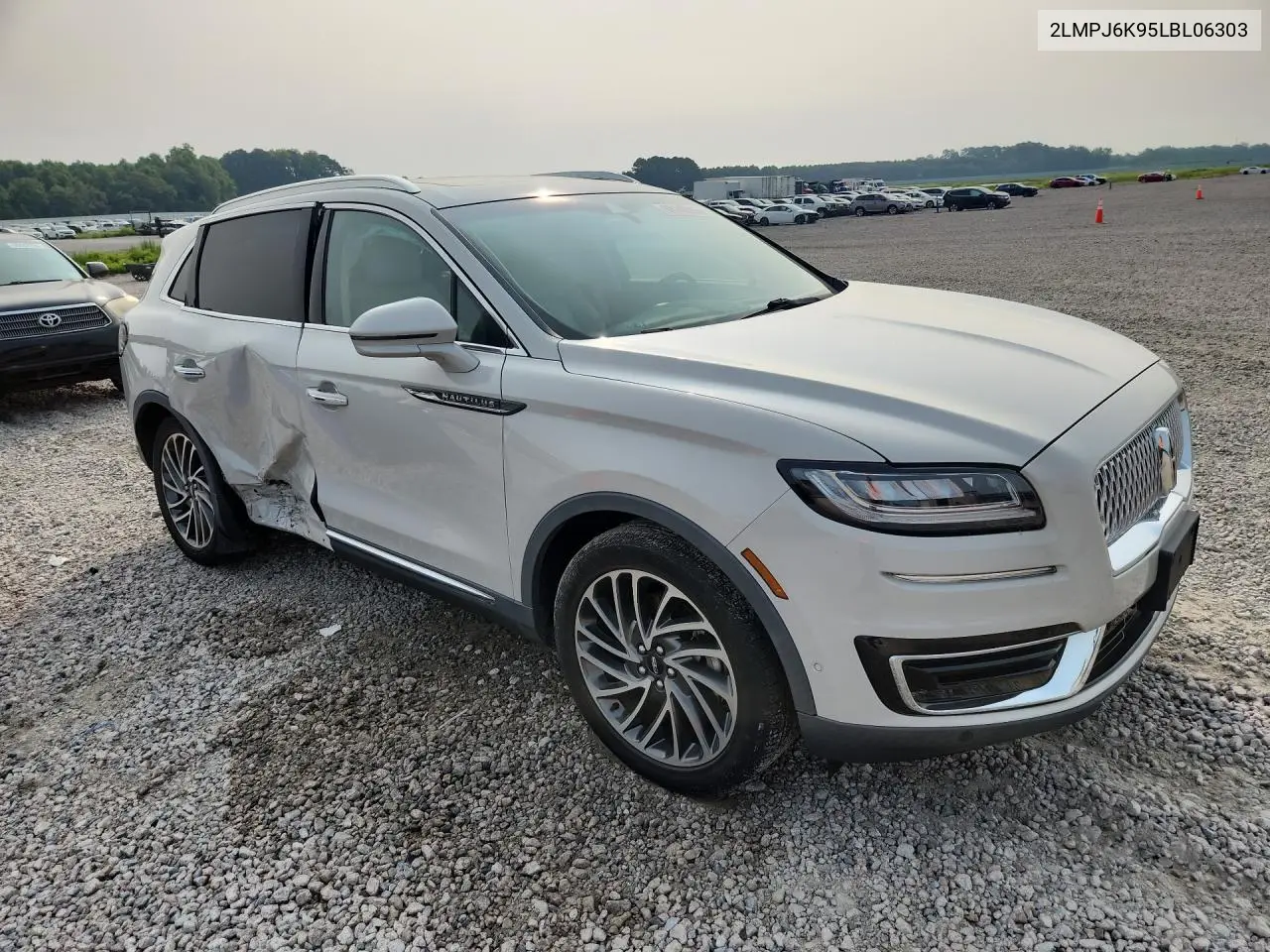2020 Lincoln Nautilus Reserve VIN: 2LMPJ6K95LBL06303 Lot: 60140396