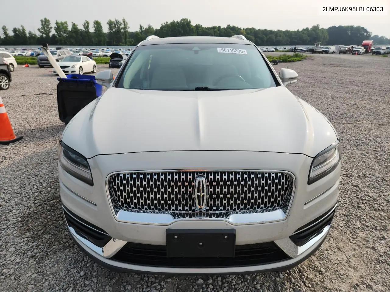 2020 Lincoln Nautilus Reserve VIN: 2LMPJ6K95LBL06303 Lot: 60140396