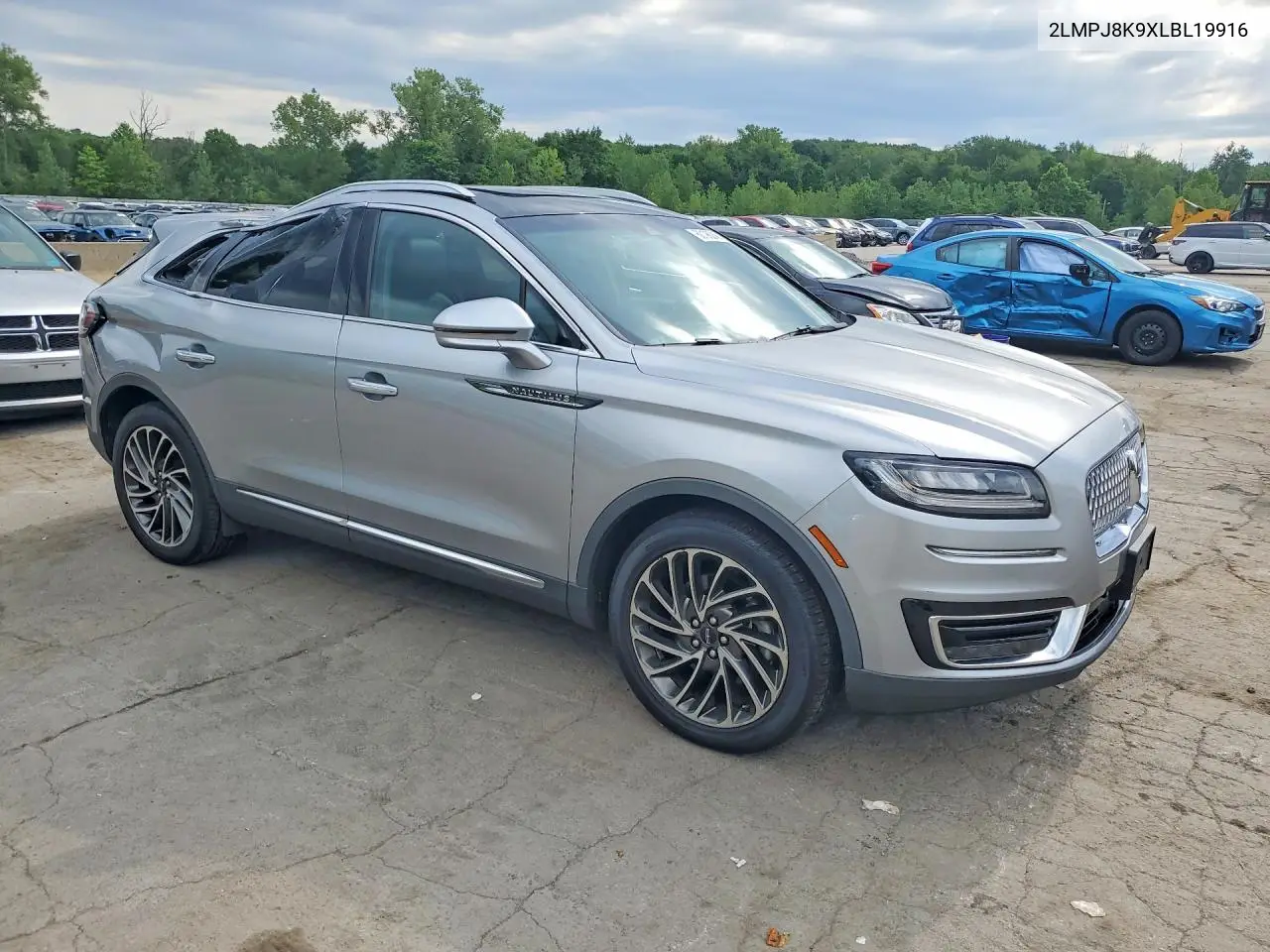 2020 Lincoln Nautilus Reserve VIN: 2LMPJ8K9XLBL19916 Lot: 60196246