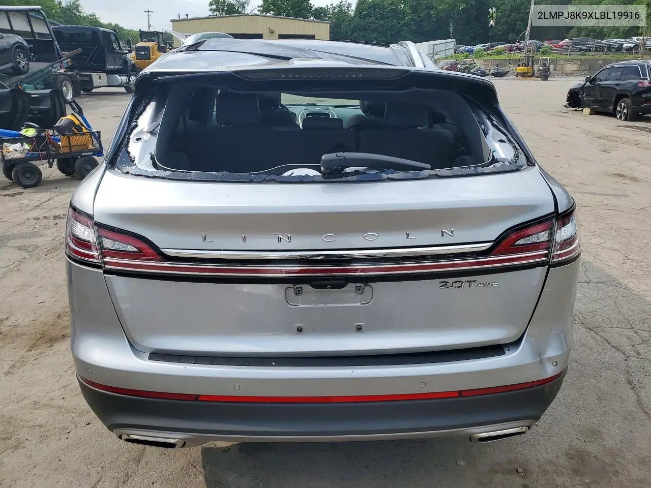 2020 Lincoln Nautilus Reserve VIN: 2LMPJ8K9XLBL19916 Lot: 60196246