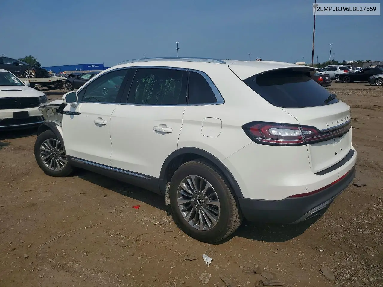 2020 Lincoln Nautilus VIN: 2LMPJ8J96LBL27559 Lot: 60670246