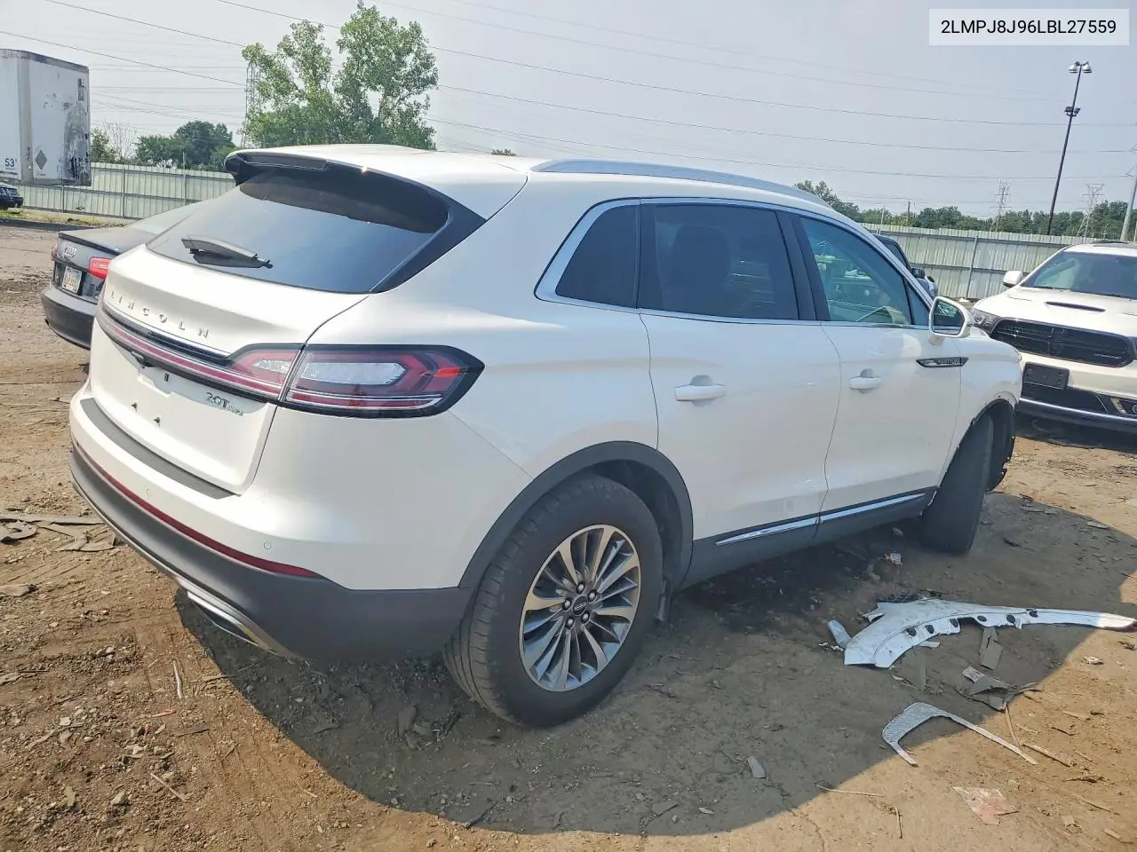 2020 Lincoln Nautilus VIN: 2LMPJ8J96LBL27559 Lot: 60670246