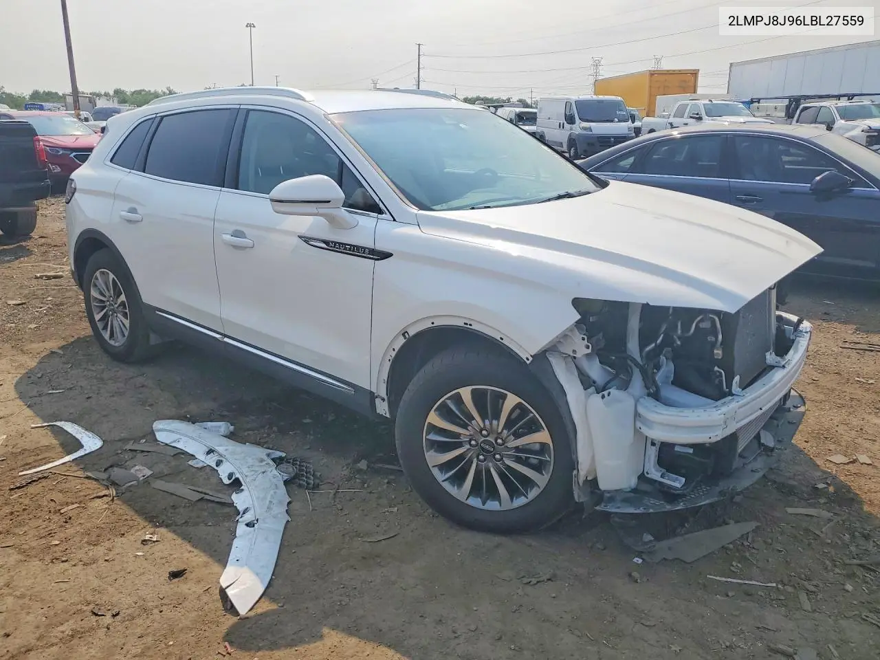 2020 Lincoln Nautilus VIN: 2LMPJ8J96LBL27559 Lot: 60670246