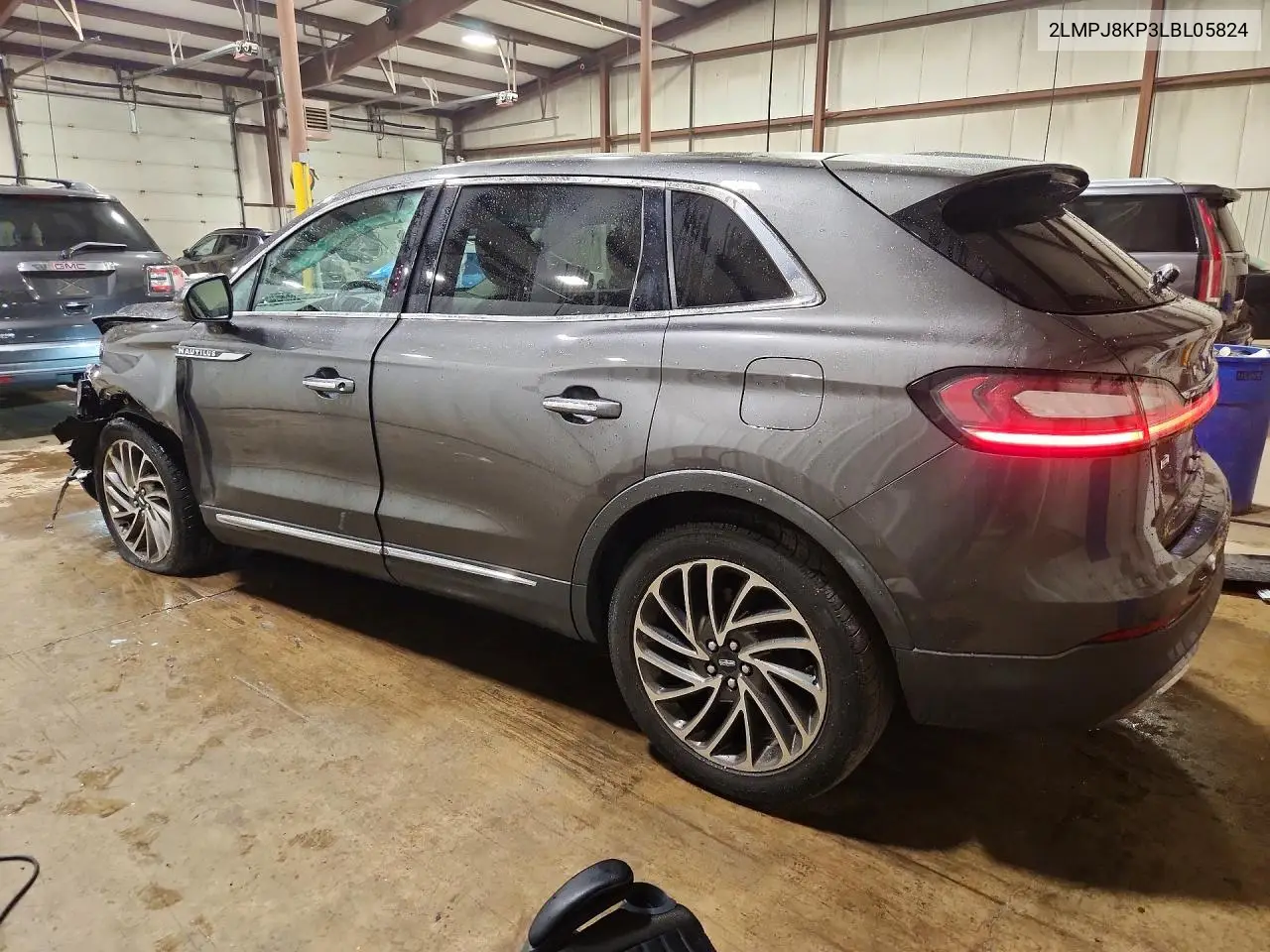 2020 Lincoln Nautilus Reserve VIN: 2LMPJ8KP3LBL05824 Lot: 60843246