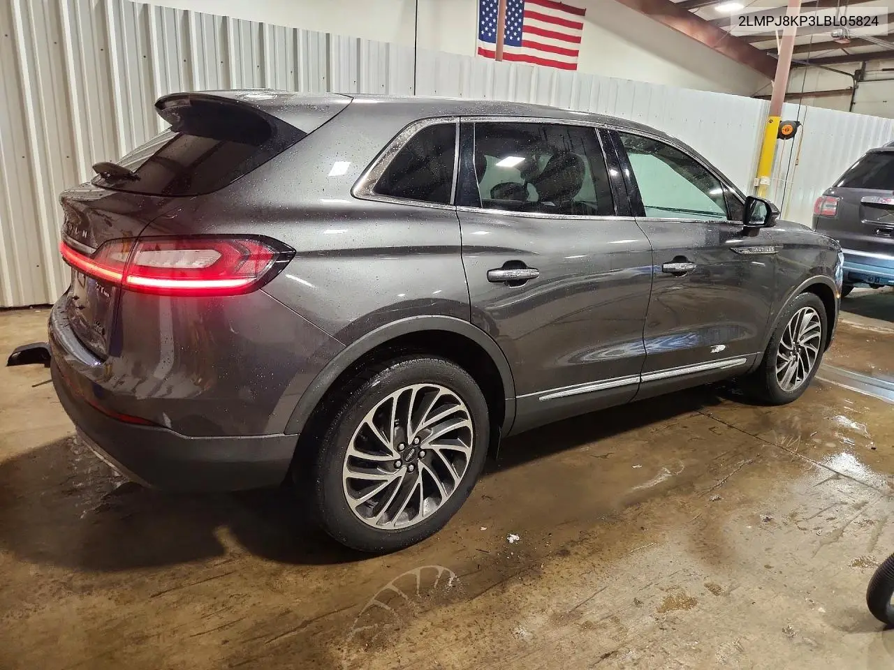 2020 Lincoln Nautilus Reserve VIN: 2LMPJ8KP3LBL05824 Lot: 60843246