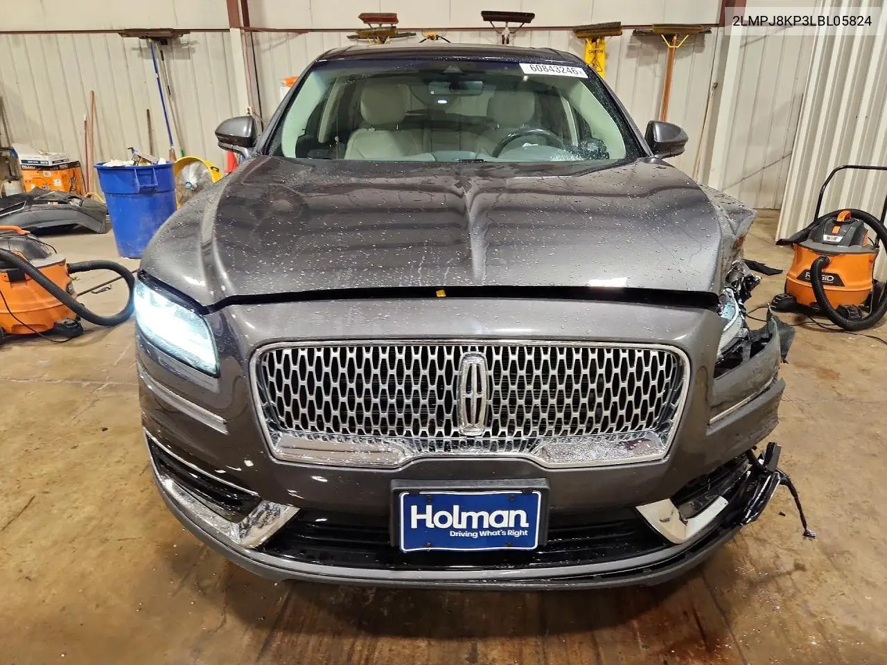 2020 Lincoln Nautilus Reserve VIN: 2LMPJ8KP3LBL05824 Lot: 60843246