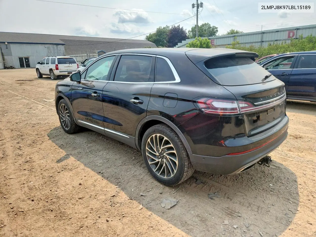 2020 Lincoln Nautilus Reserve VIN: 2LMPJ8K97LBL15189 Lot: 61027956