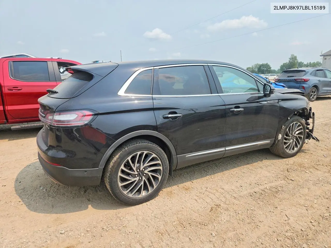 2020 Lincoln Nautilus Reserve VIN: 2LMPJ8K97LBL15189 Lot: 61027956