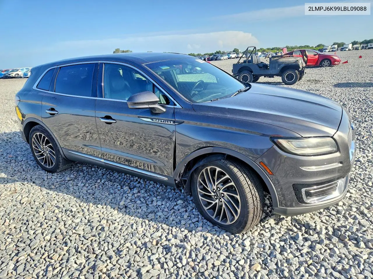2020 Lincoln Nautilus Reserve VIN: 2LMPJ6K99LBL09088 Lot: 61286046