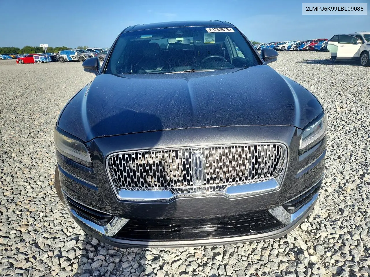 2020 Lincoln Nautilus Reserve VIN: 2LMPJ6K99LBL09088 Lot: 61286046