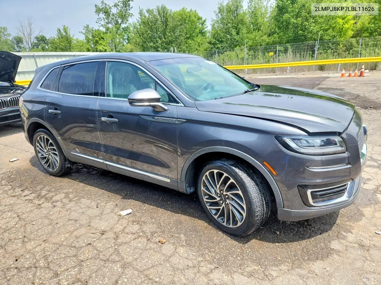 2020 Lincoln Nautilus Reserve VIN: 2LMPJ8KP7LBL11626 Lot: 61468366