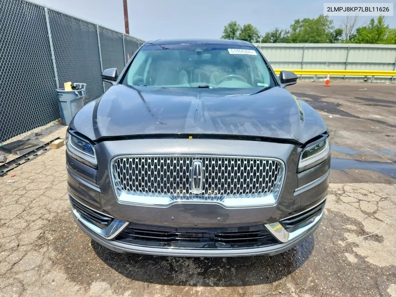 2020 Lincoln Nautilus Reserve VIN: 2LMPJ8KP7LBL11626 Lot: 61468366