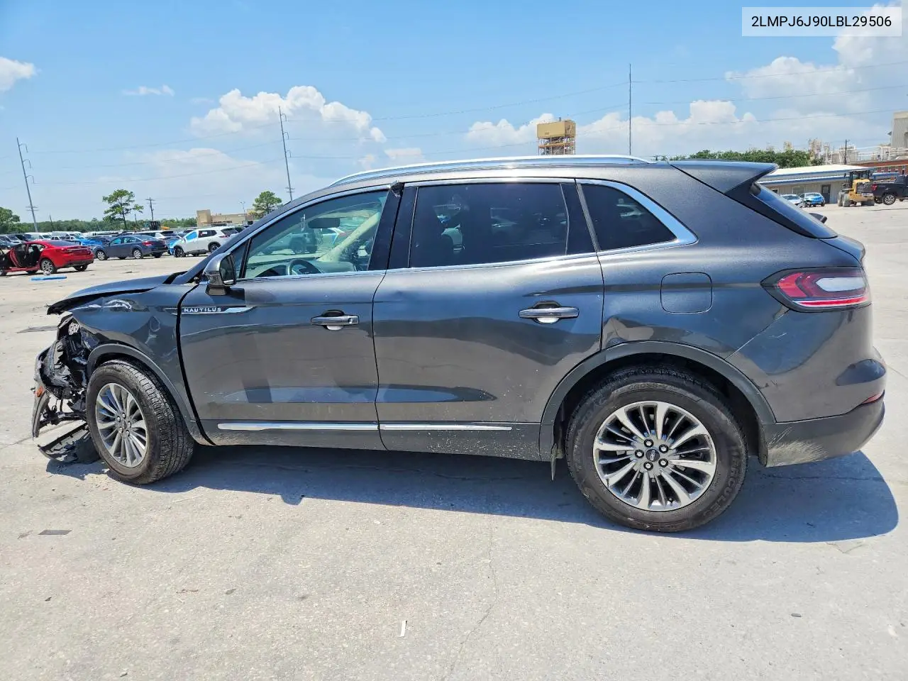 2020 Lincoln Nautilus VIN: 2LMPJ6J90LBL29506 Lot: 61933816