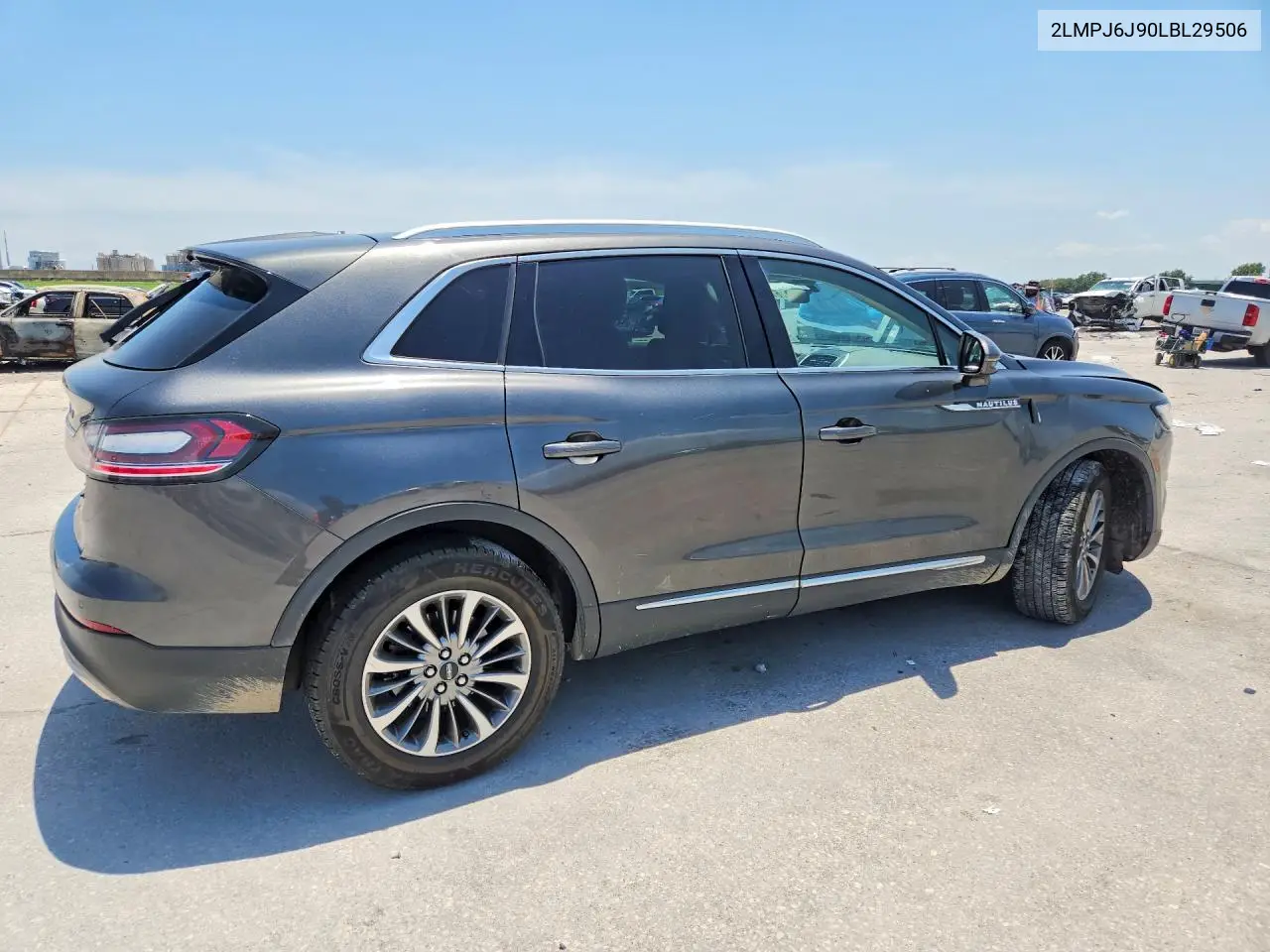 2020 Lincoln Nautilus VIN: 2LMPJ6J90LBL29506 Lot: 61933816