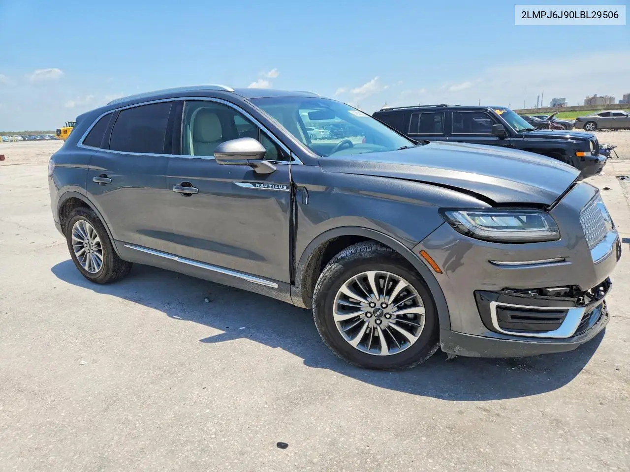 2020 Lincoln Nautilus VIN: 2LMPJ6J90LBL29506 Lot: 61933816