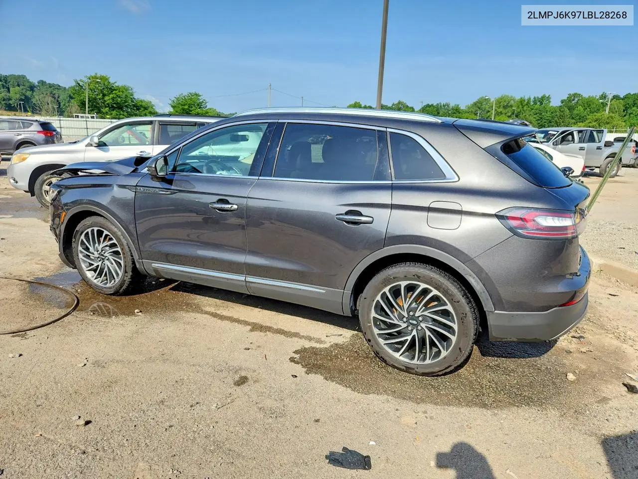 2020 Lincoln Nautilus Reserve VIN: 2LMPJ6K97LBL28268 Lot: 77250335