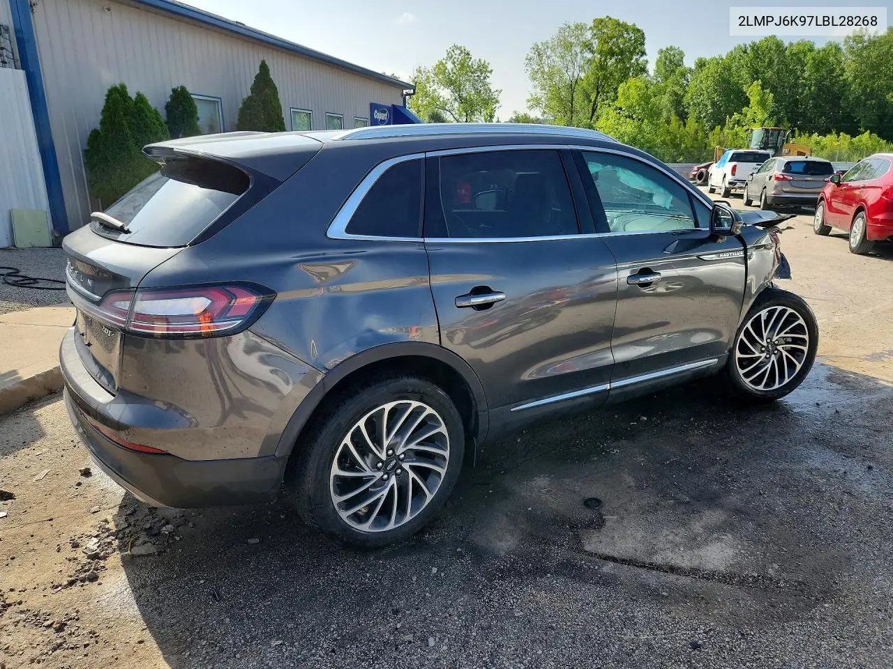 2020 Lincoln Nautilus Reserve VIN: 2LMPJ6K97LBL28268 Lot: 77250335