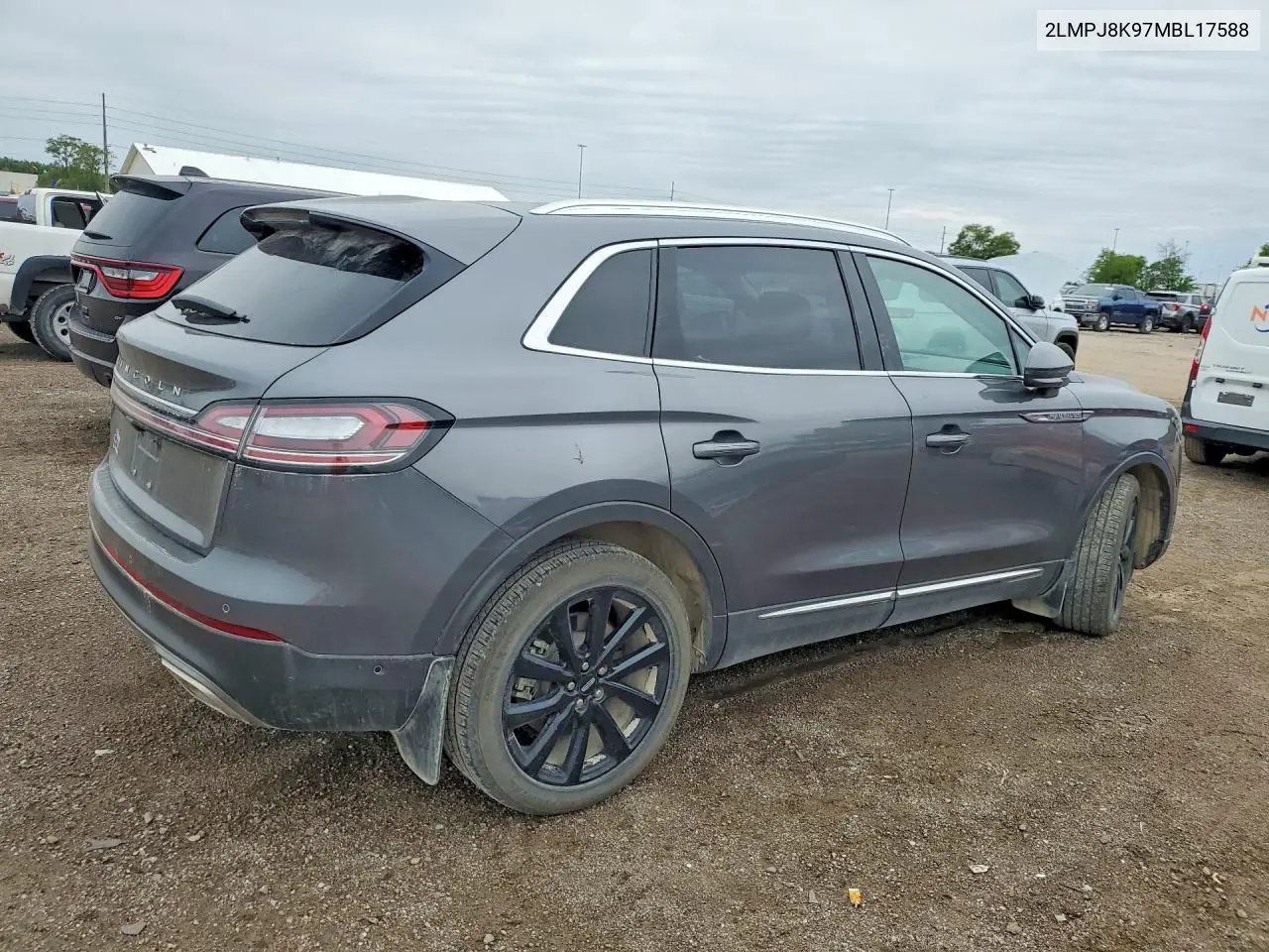 2021 Lincoln Nautilus Reserve VIN: 2LMPJ8K97MBL17588 Lot: 53606866