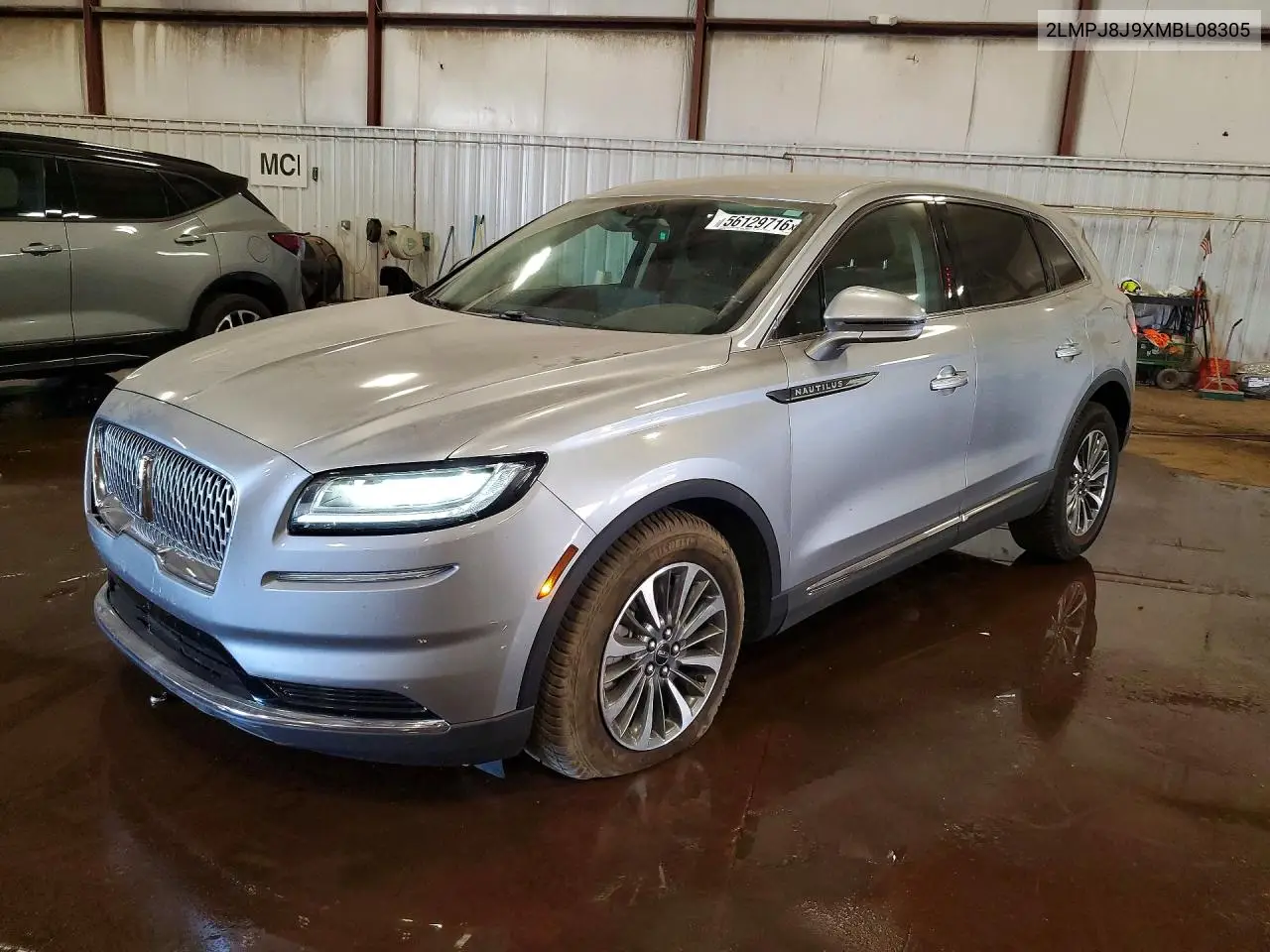 2021 Lincoln Nautilus VIN: 2LMPJ8J9XMBL08305 Lot: 56129716