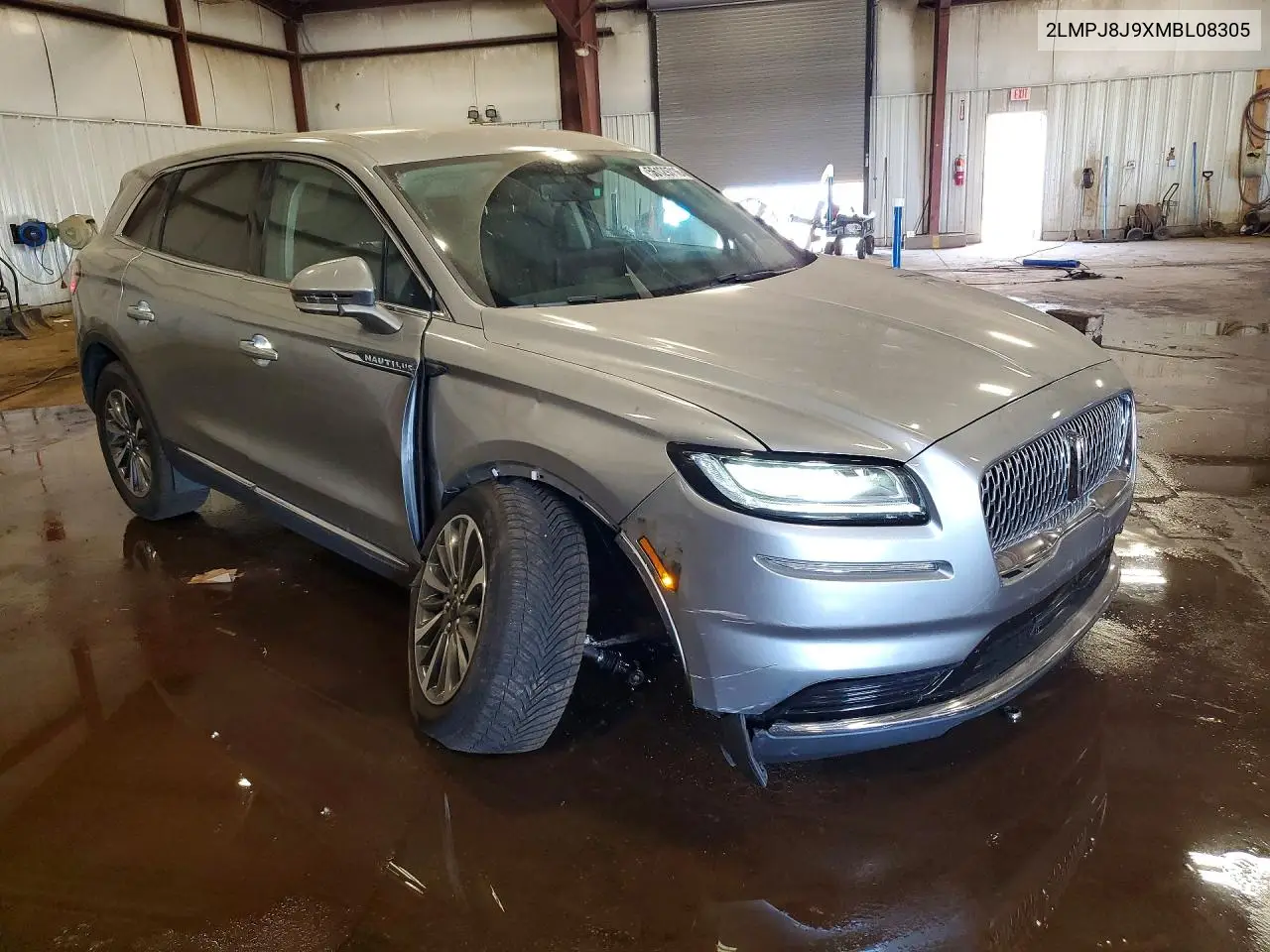 2021 Lincoln Nautilus VIN: 2LMPJ8J9XMBL08305 Lot: 56129716