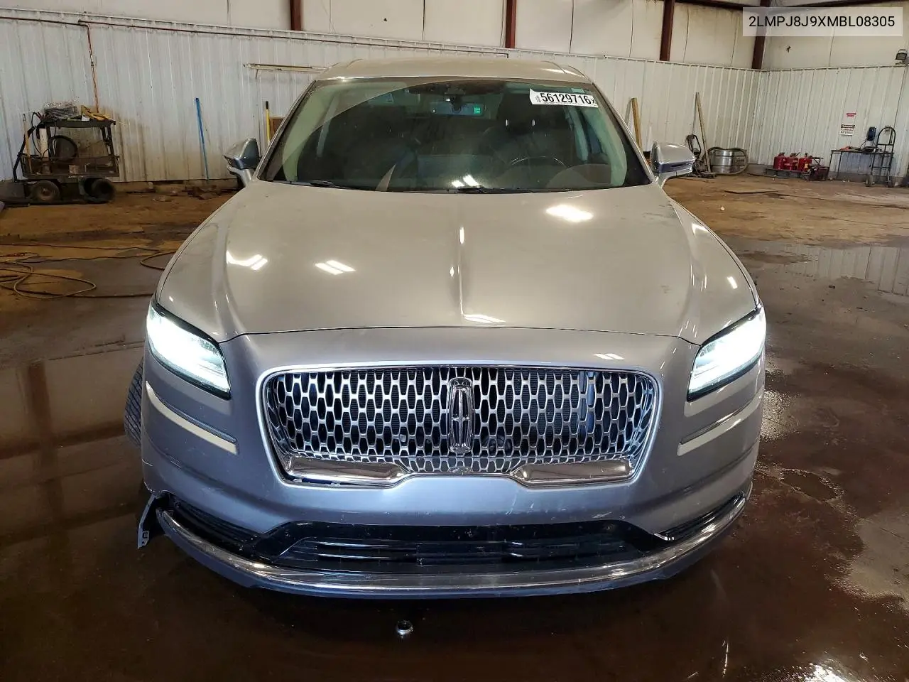 2021 Lincoln Nautilus VIN: 2LMPJ8J9XMBL08305 Lot: 56129716